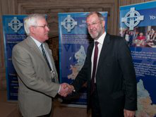 John Battle (right) with SVP Vice President Greg Pelham