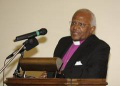 Archbishop Desmond Tutu speaks at the launch on Sunday