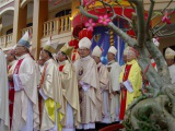 Bishops process in to ordination Mass