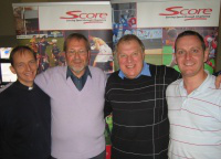 l-r: Fr Steven Billington, Rev David Chawner, Rev John Boyers,  James Parker.