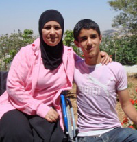 Mohammed and his mother Sumya