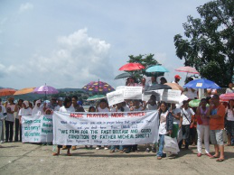 Community prayer rally in Pagadian for the release of Fr Michael