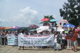 Community prayer rally in Pagadian for the release of Fr Michael