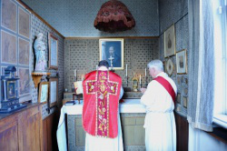 Mass in Newman's private chapel