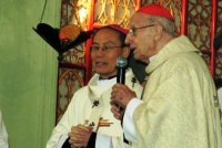 Archbishop Ngo with Cardinal Etchegaray