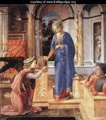 The Annunciation by Fra Filippo Lippi