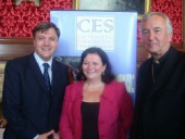 Rt Hon Ed Balls MP Secretary of State for Children, Schools and Families, Oona Stannard, Archbishop Vincent Nichols