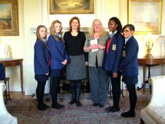 Isabella Ricordo, Katie Dearden, Kimi Omolokun, Megan Crowley with Sarah Brown