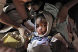 injured children.  picture: Christian Aid