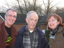 Tony and Denise with Fr Pat on their last visit in December