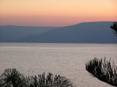 Dawn over Sea of Galilee