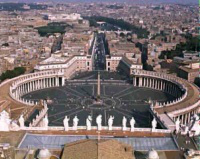 St Peter's Square leading on to Via della Conciliazione