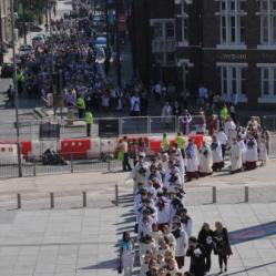 Procession along Hope Street