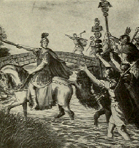 Caesar crossing the Rubicon