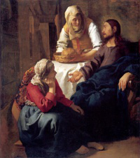Vermeer's Christ in the home of Martha and Mary