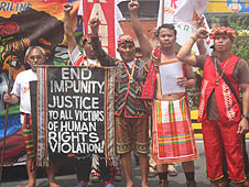 Dumagat demonstration in Manila