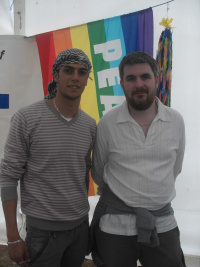 Fadi Abou Akleh and Matt Jeziorski of Pax Christi