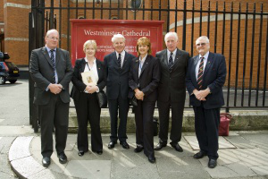 L-R Chris Sloan, Annette Murphy, Maurice Smith, Kathleen Aubeelack, Tom Ford, John Kenny