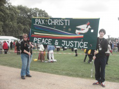 Banner at Hyde Park