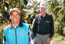 Fr John (right) in Nepal (photo by Rebecca Janes)
