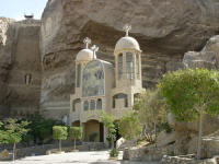 Ancient Coptic church, Mouquatan mountain, Egypt