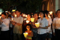 Candlelit vigil