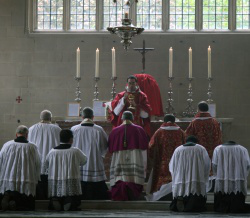 oly Communion during Mass