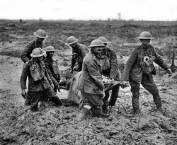 Stretcherbearers on the Western Front