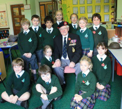 Ex-Royal Marine Thomas Edmondson with children