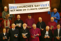 The Archbishop of Canterbury and Archbishop Vincent Nichols were joined by many more church leaders at last year's service.