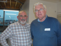 David Jackson (left) with Fr Peter Hughes of Columban Justice & Peace