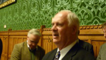John Bruton, former Taoiseach  at Tuesday's lecture in House of Lords