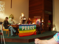  l-r: Jill Mann, Sahdia Khan, Anne Dodd (chair) Ingrid Sharp, Carol Burns