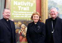  Archbishop Bernard Longley, Fr Gerry Breen, Canon Catherine Ogle. Photo -  Peter Jennings 