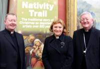 Archbishop Bernard Longley, Fr Gerry Breen, Canon Catherine Ogle. Photo - Peter Jennings