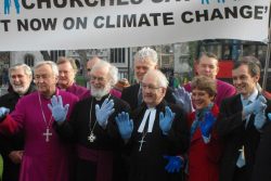 Uk church leaders at last year's  London rally