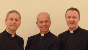 l-r: Fr Martin, Fr Eugene and Fr David