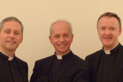 l-r: Fr Martin, Fr Eugene and Fr David