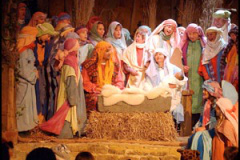 Living Nativity scene