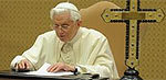 Pope recording broadcast on Wednesday -picture BBC