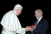 Pope Benedict with Peter Jennjngs