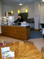 Agnieszka Rzemieniak prepares afternoon tea