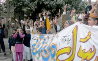 Demonstrators call for end to blasphemy laws - Pic UCAN
