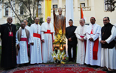 Cardinal Cormac with Indian Church leaders