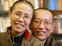 Liu Xia with Liu Xiaobo