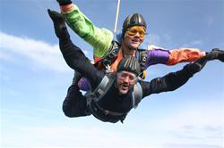 Fr Clive in freefall