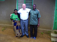 Fr Jose with Robert & Ana Maisori, who helped him understand Tanzanian culture. Image: Fr Jose Arámburu