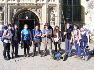 Group at Canterbury Cathedral