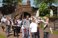Pilgrims at Carfin last year
