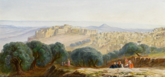 Edward Lear's Bethlehem 1858